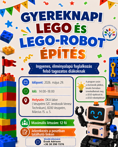 A Veszprémi Szakképzési Centrum DKA laborjának különleges gyereknapi programja